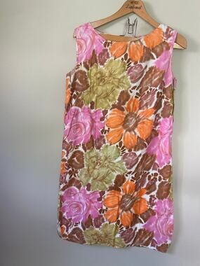 Vintage Island Casuals hawaiian dress size L 60s 70s